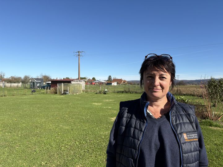 Ivana Prudon, présidente du comité des fêtes d'Ecleux. Novembre 2025 (EDOUARD MARGUIER / FRANCEINFO / RADIO FRANCE)