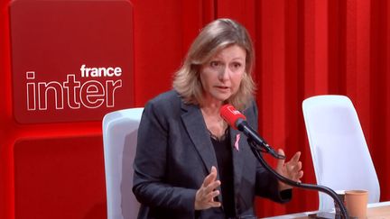 Yaël Braun-Pivet, la présidente de l'Assemblée nationale, le 20 octobre 2026 sur France Inter. (FRANCE INTER / RADIO FRANCE)
